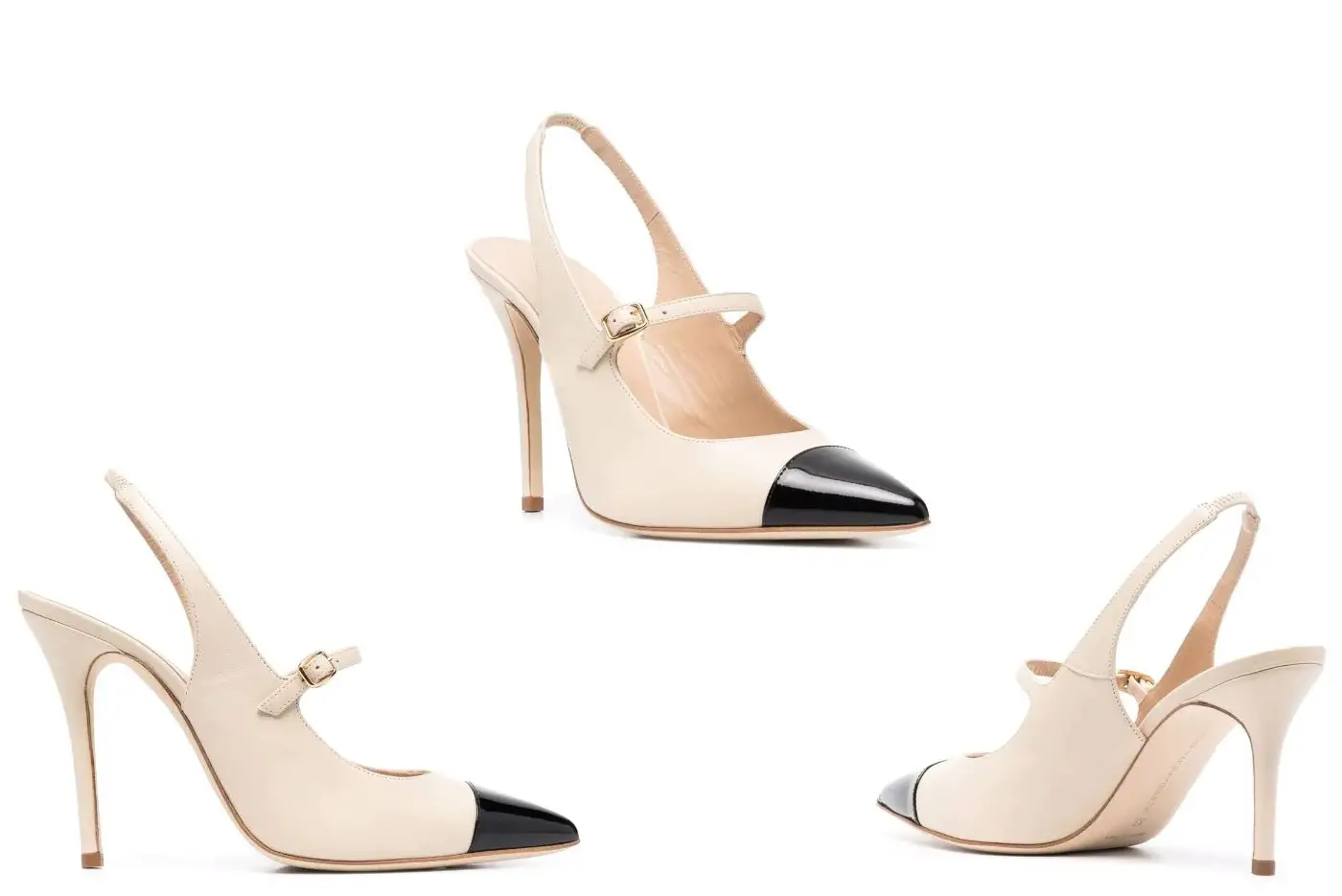 The Duchess of cambridge wore Alessandra Rich Fab Two Tone Pumps