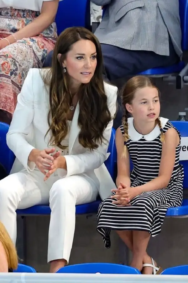 Duchess of Cambridge and Princess Charlotte attended Commonwealth games