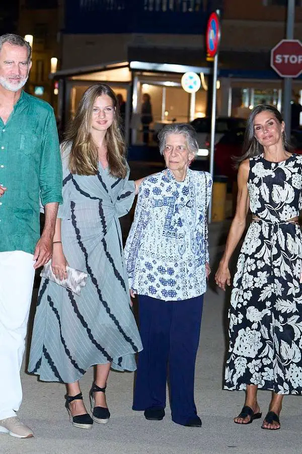 Spanish Royal Family had a night out in Mallorca