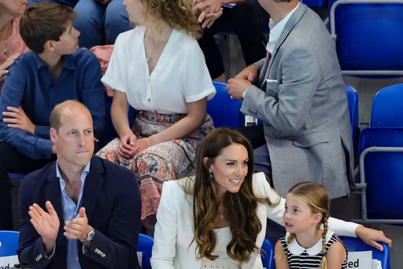 The Duke and Duchess of Cambridge attended commonwealth games with Princess Charlotte