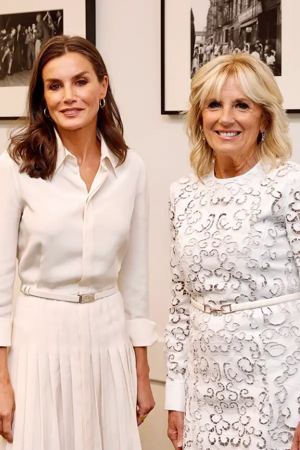 Queen Letizia and Dr Jill Biden marked World Cancer Research Day
