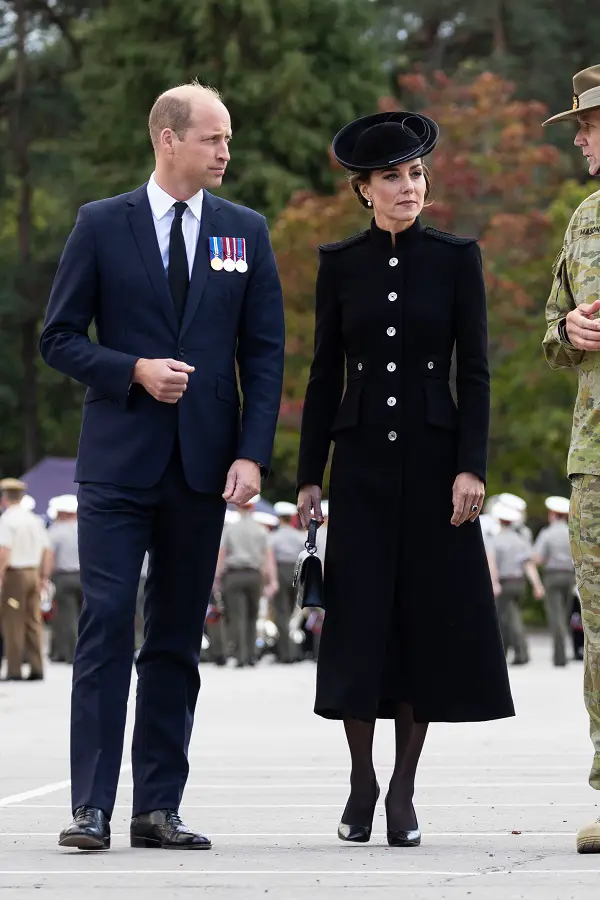 The Prince and Princess of Wales visited ATC Pirbright to meet Commonwealth Troops