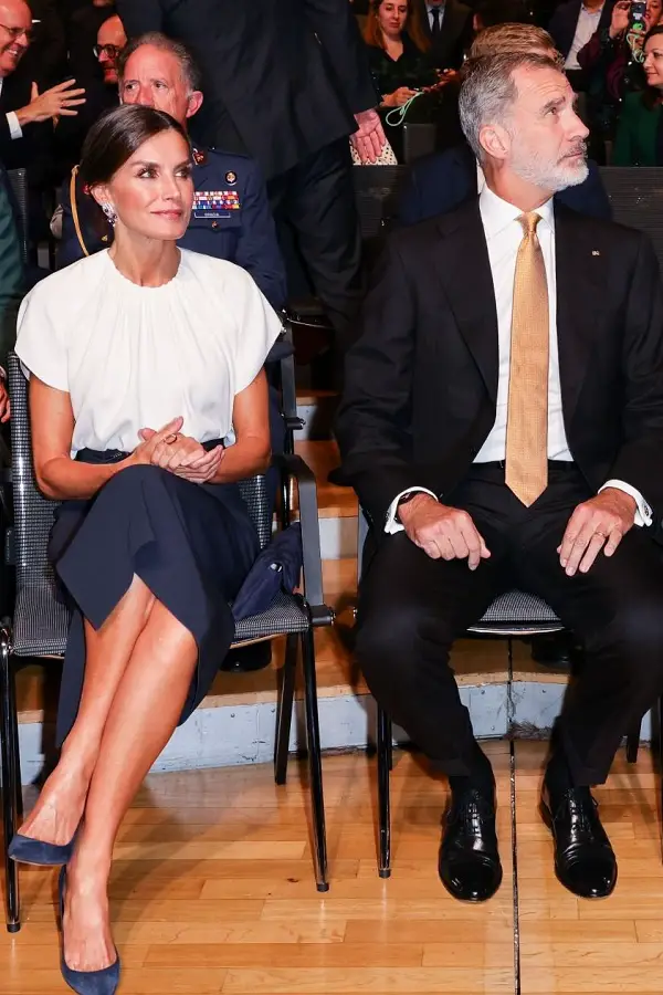 King Felipe and Queen Letizia at the Frankfurt book fiar