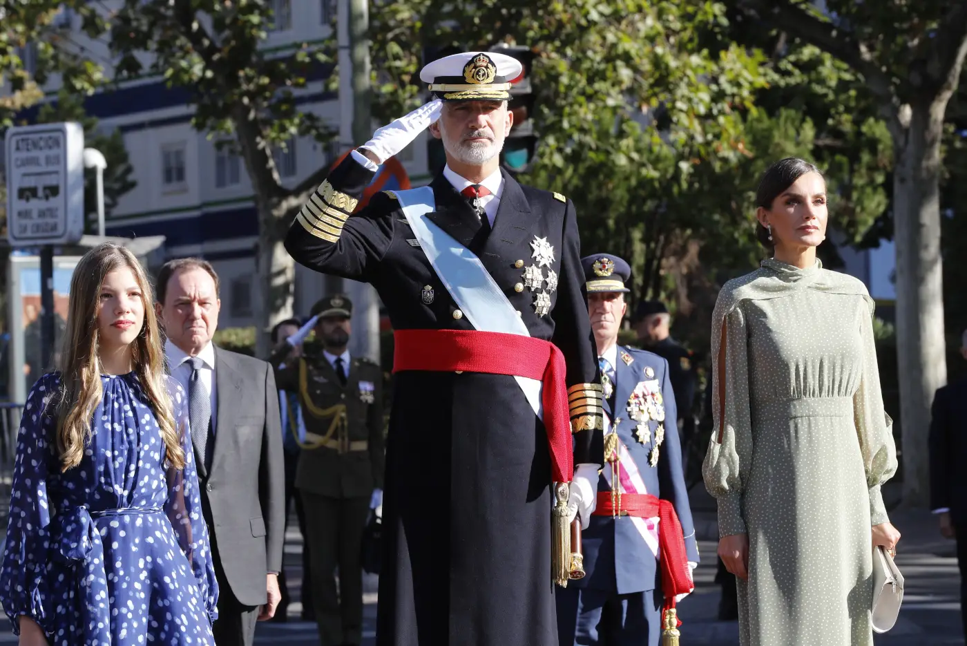 Spanish Royal Family attended National Day event