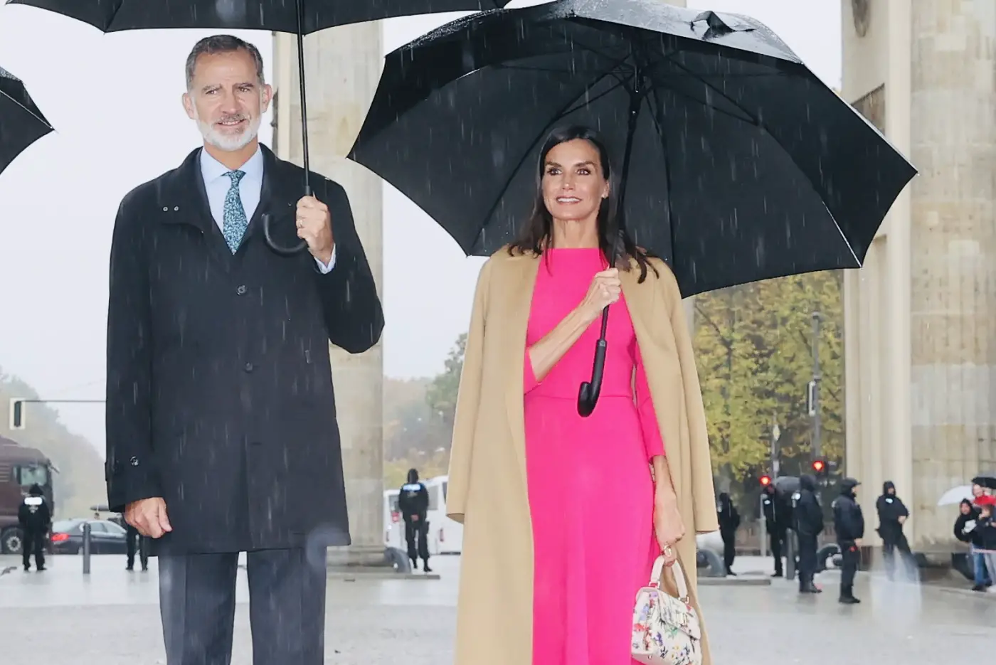 Queen Letizia in Pink for day 3 of German visit