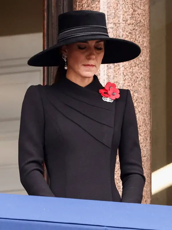 The Princess of Wales wore Catherine Walker Evie Coatdress at the 2022 Remembrance Sunday service
