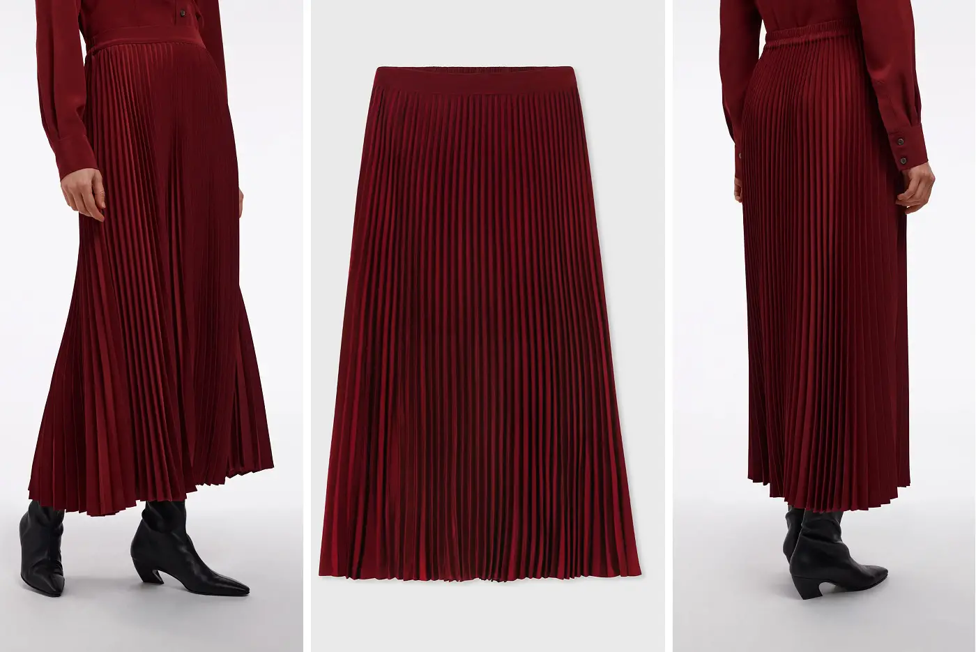 The Princess of Wales wore Co Pleated Elastic Waist Skirt in Stretch Crepe