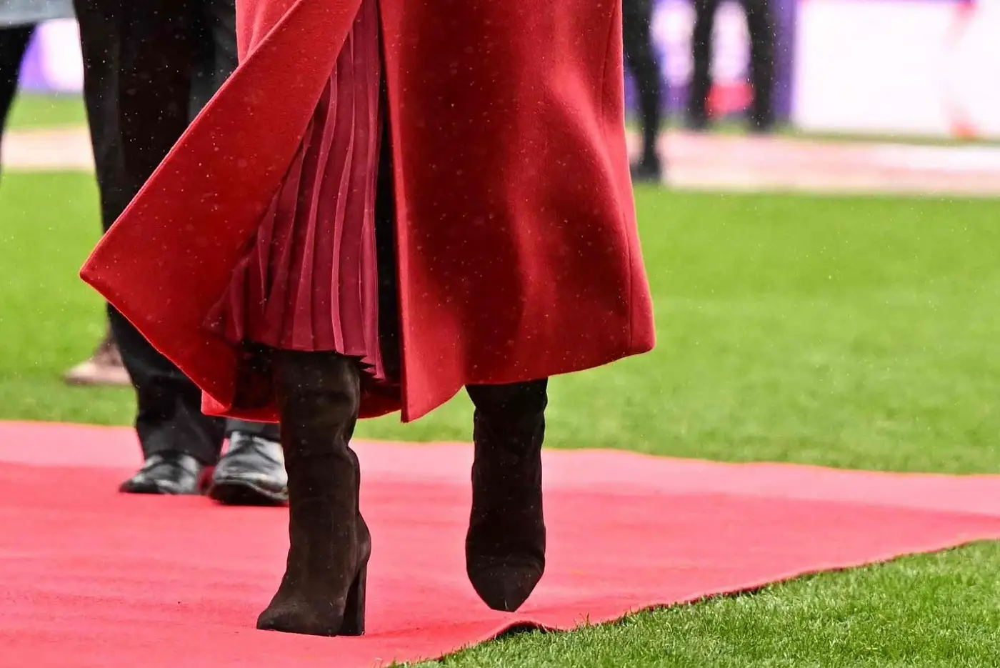The Princess of Wales wore a customised version of Gianvito Rossi Glen Boots