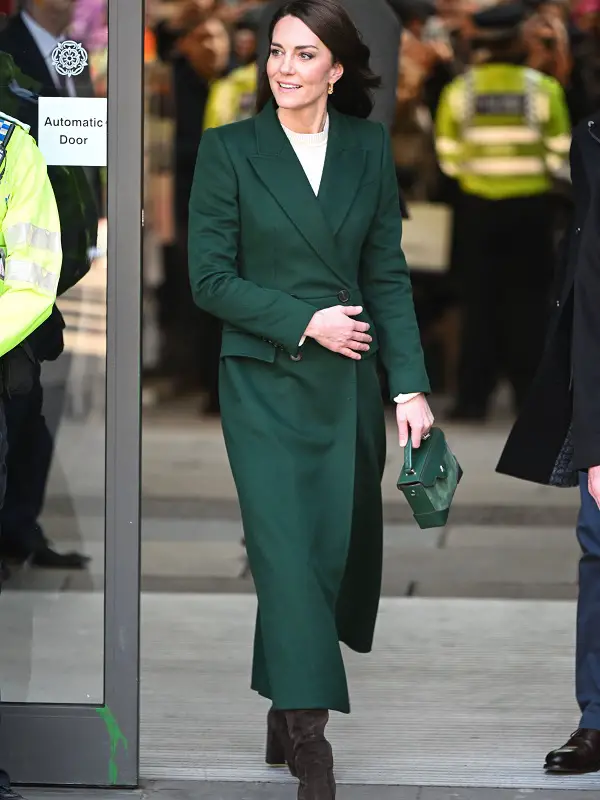 The Princess of Wales wore green Alexander McQueen Coat