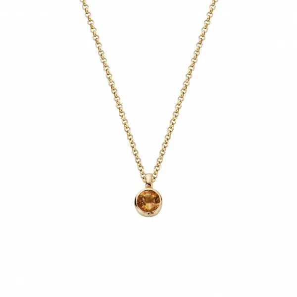The Princess of Wales wore Daniella Draper Gold Citrine Baby Treasure Necklace
