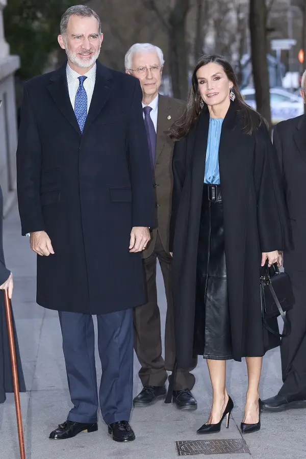 King Felipe and Queen Letizia attended Royal Spanish Academy Meeting