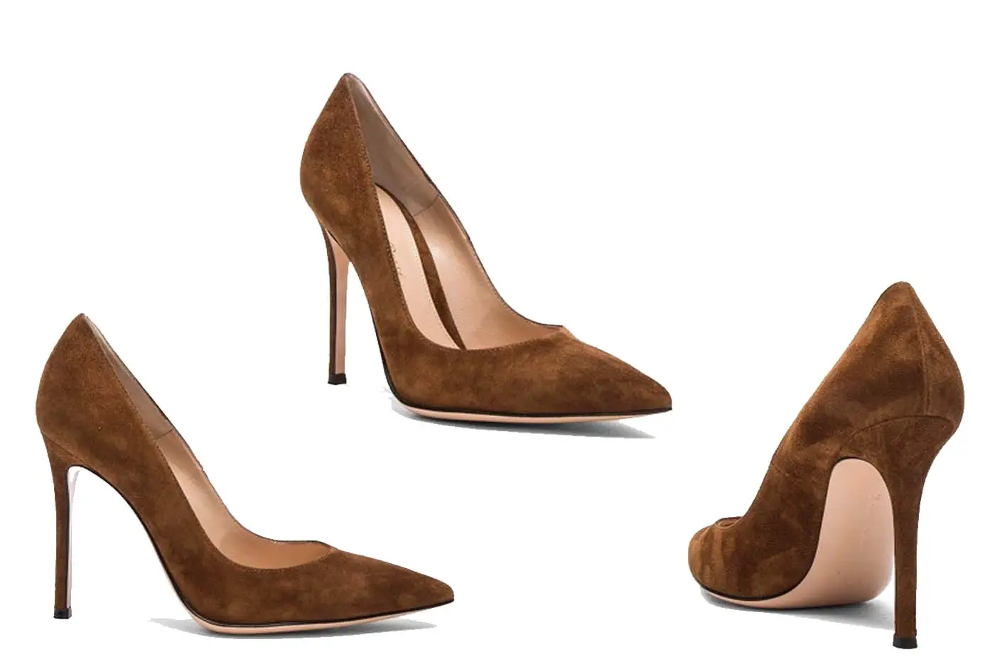 The Princess of Wales wore Gianvito Rossi Gianvito 85 Brown Pumps