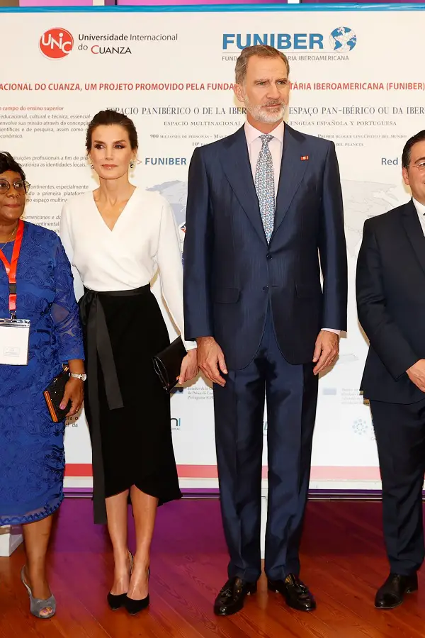 King Felipe and Queen Letizia hold a reception for Spanish Diaspora in Angola