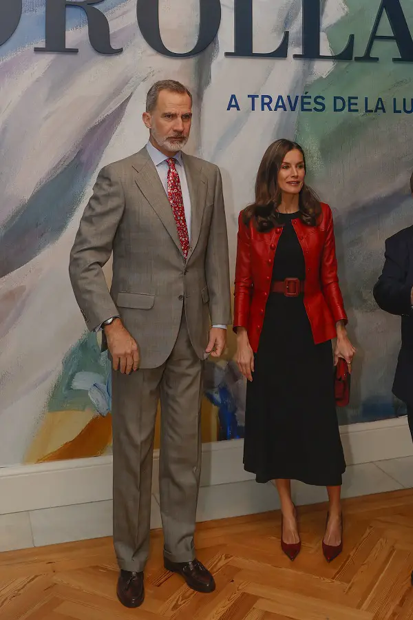Queen Letizia chose an artistic look for Sorolla exhibition opening