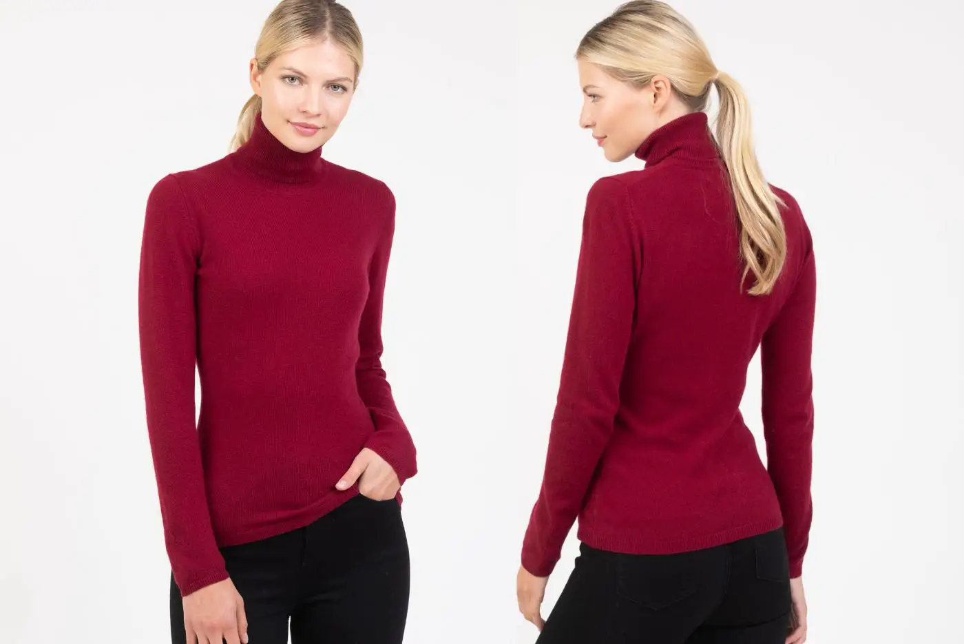 The Princess of Wales wore Kiltane Womens Cashmere Polo Neck Jumper 