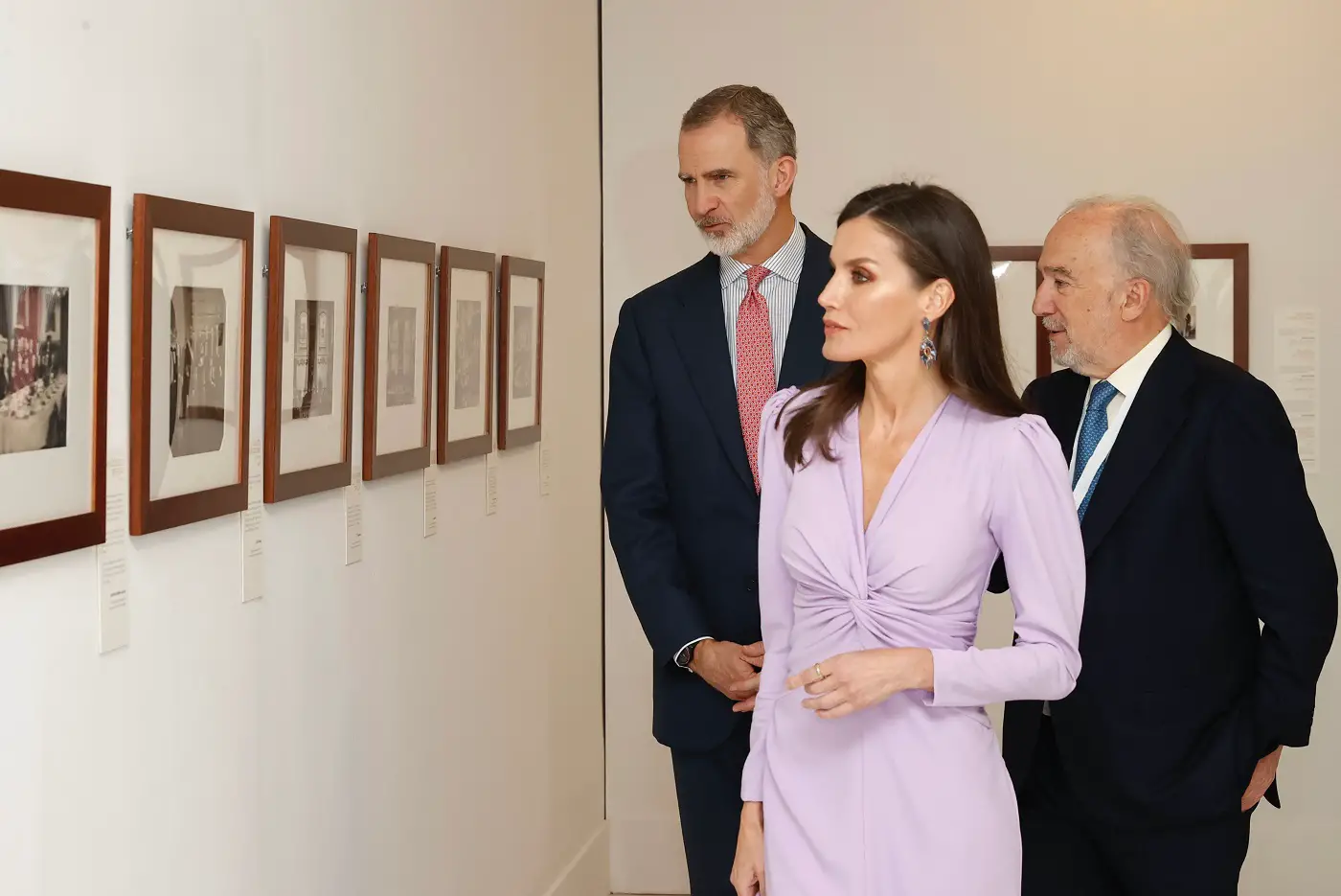 Queen Letizia in Lilac for inauguration of the IX International Congress of the Spanish Language