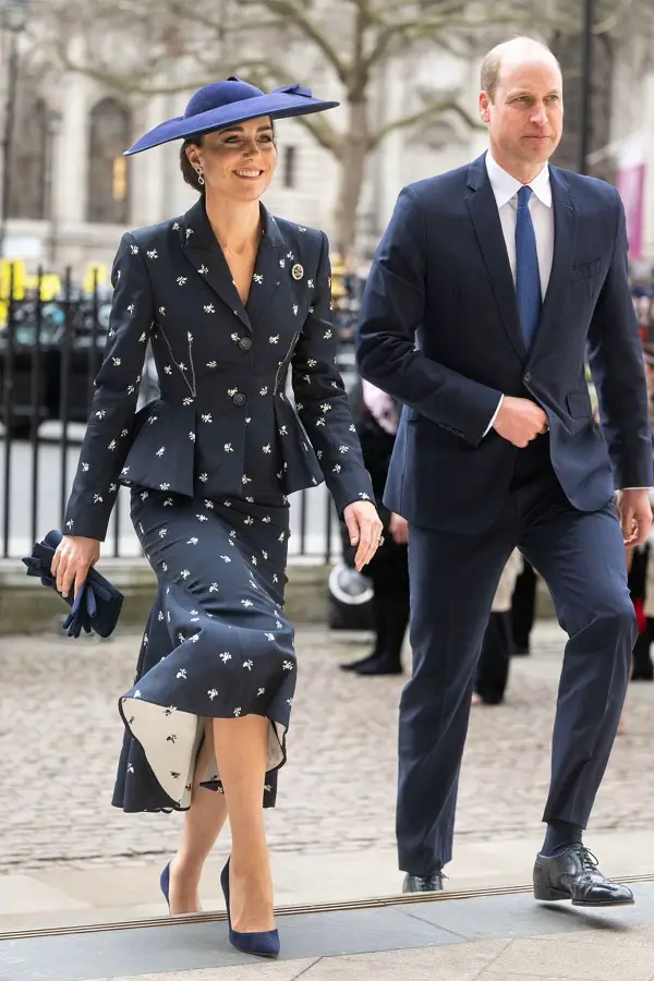 The Prince and Princess of Wales attended Commonwealth Day Service 2023