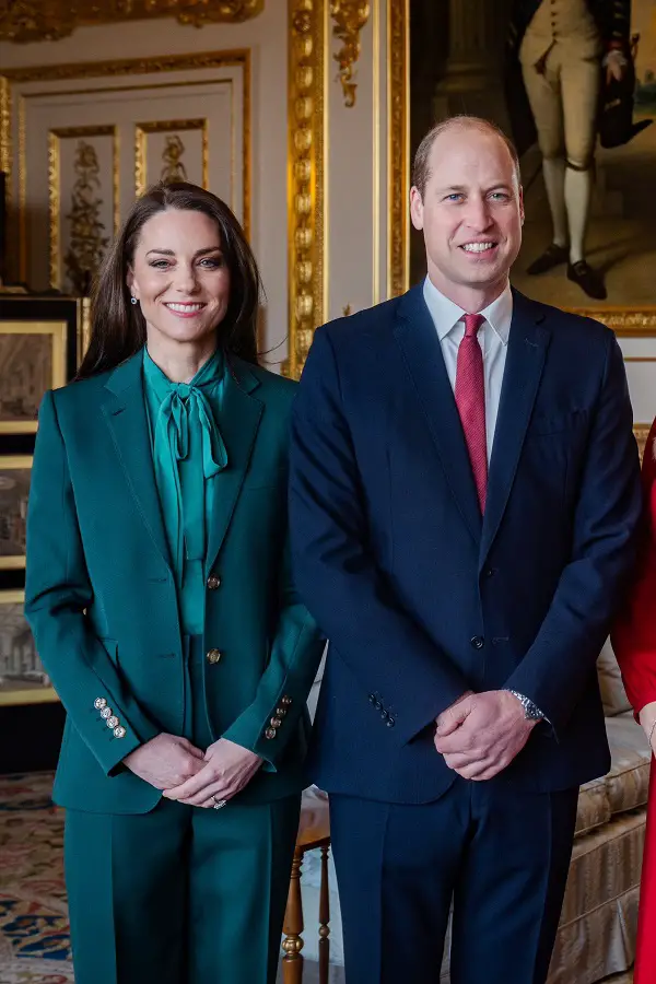 The Prince and Princess of Wales welcomed Crown Prince and Princess of Norway in march 2023