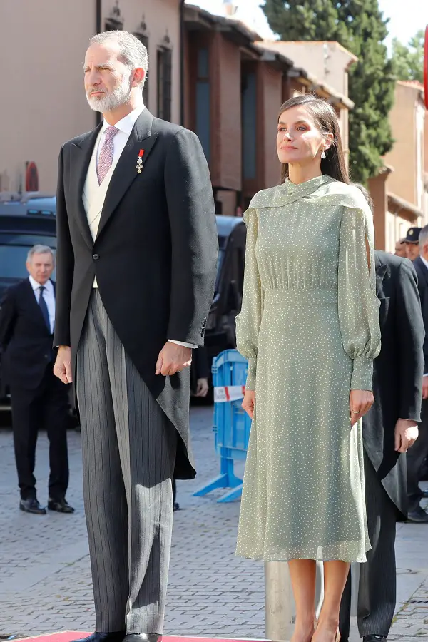 King Felipe and Queen Letizia presented the Delivery of the 2022 Miguel de Cervantes in April 2023