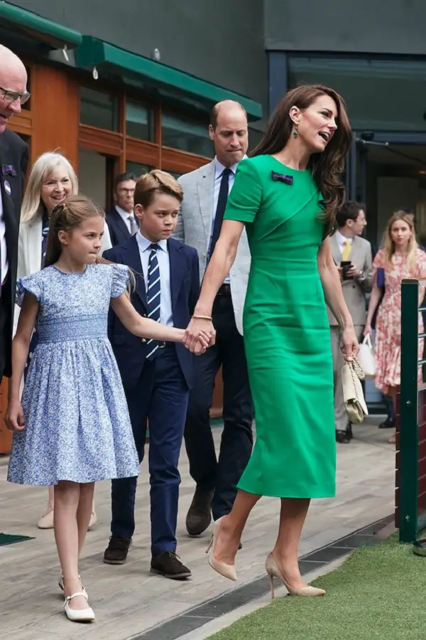 The Prince and Princess of Wales attended Wimbledon Men's Singles Final