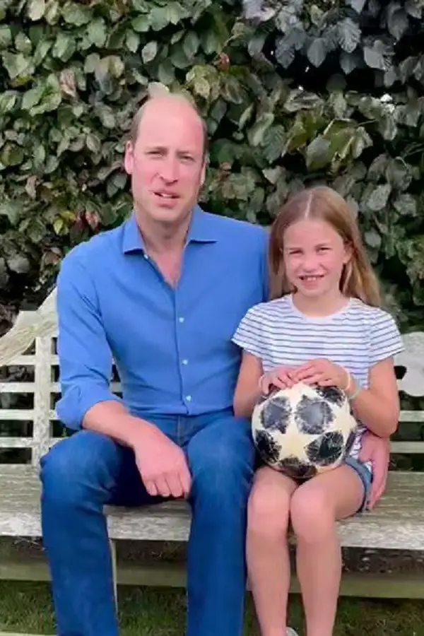 Prince William and Princess Charlotte wished Lionesses Best