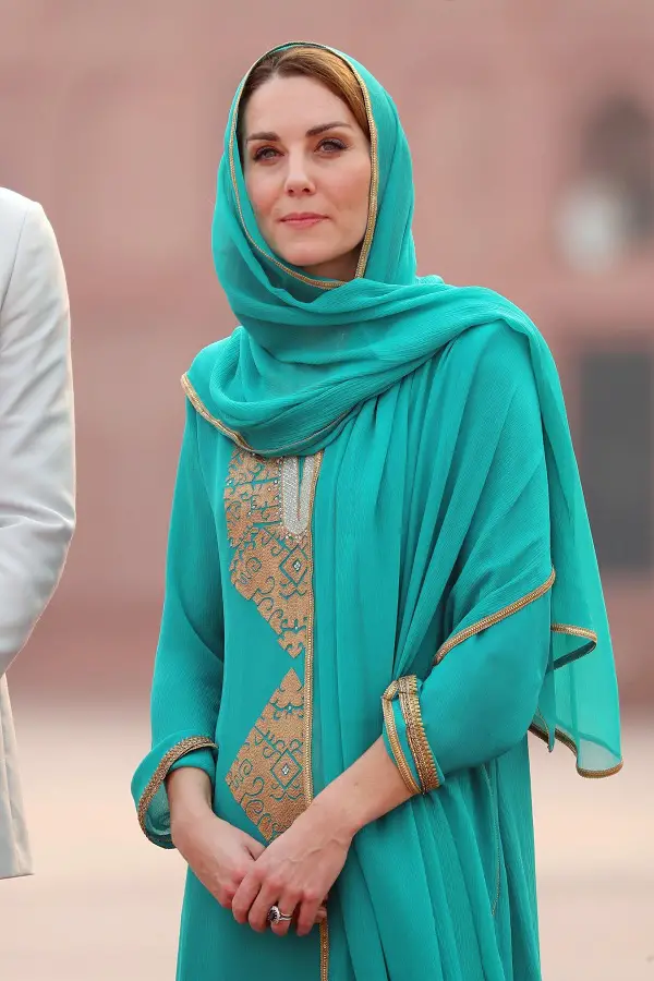 Kate Middleton in Pakistan during the royal tour of October 2019
