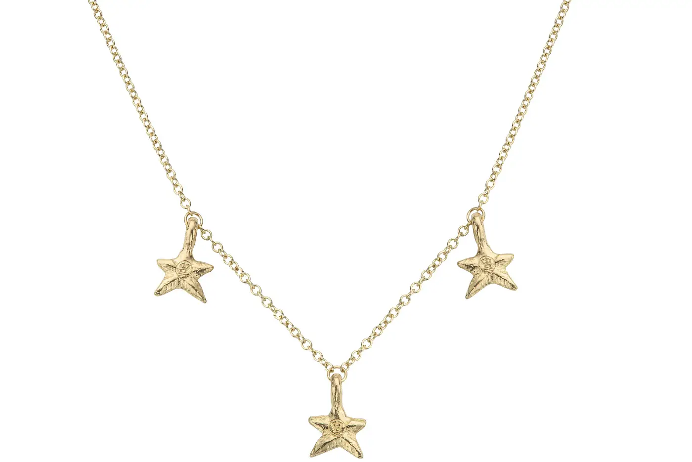 Kate Middleton wore Daniella Draper Gold Three Star Necklace