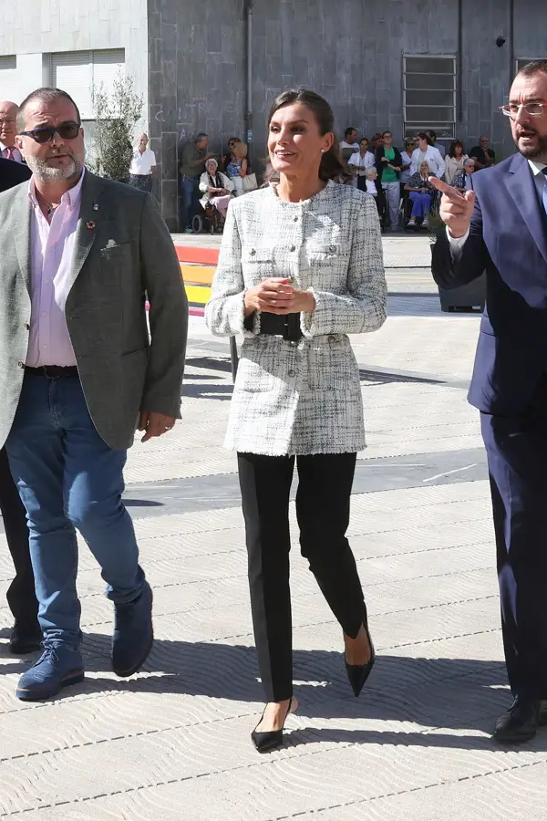 Queen Letizia Opened Vocational Course Year in Asturias 2023