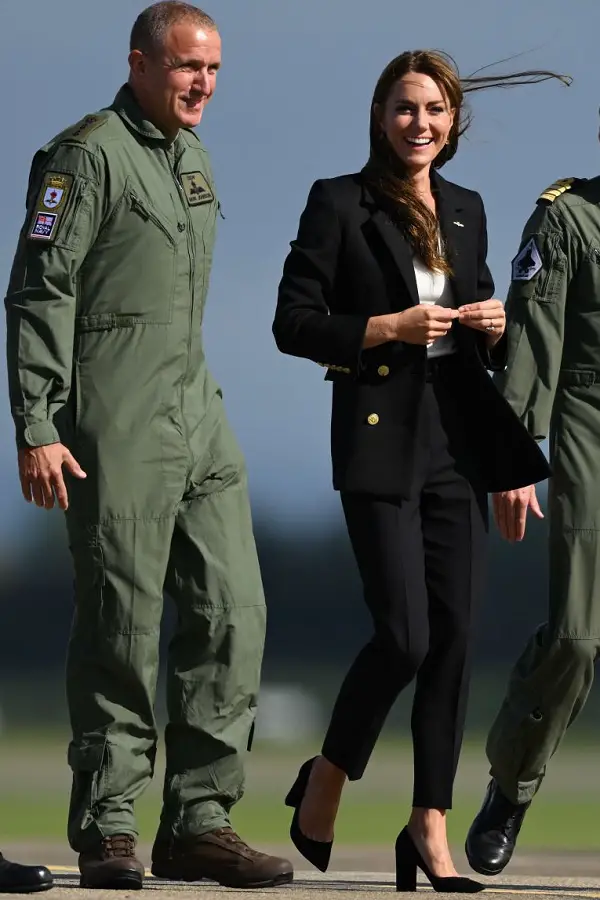 The Princess of Wales visited Royal Naval Air Station Yeovilton in 2023