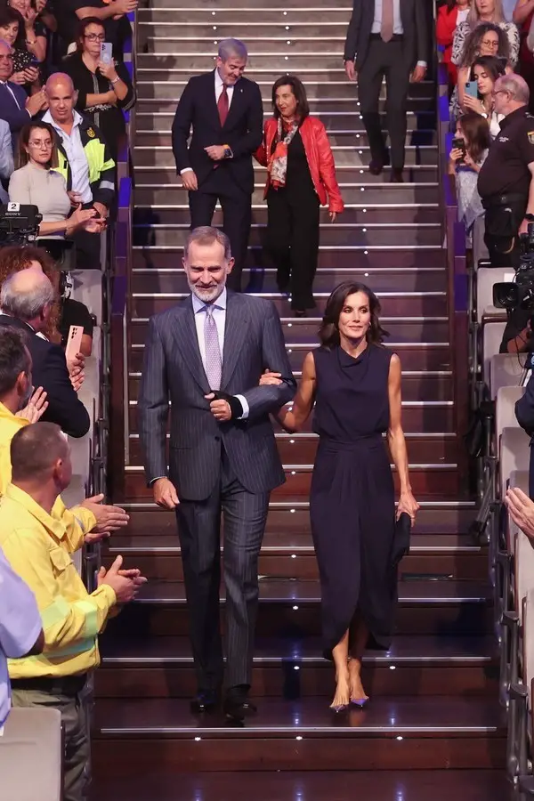 King Felipe and Queen Letizia of Spain honoured the Tenerife Forest Fire Heroes 2023