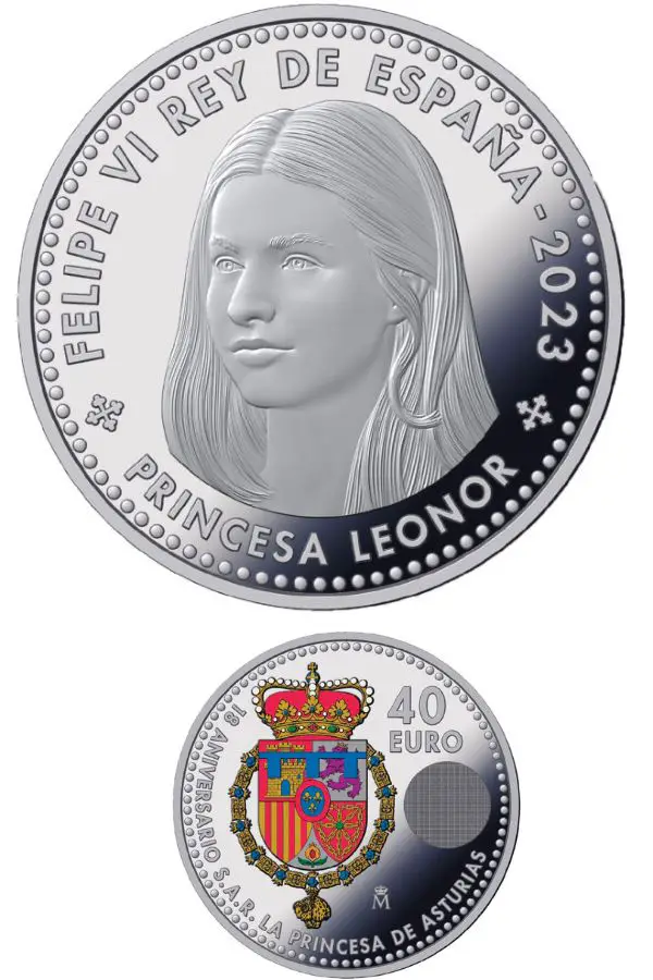 Princess Leonor's 18th birthday Coin(1)