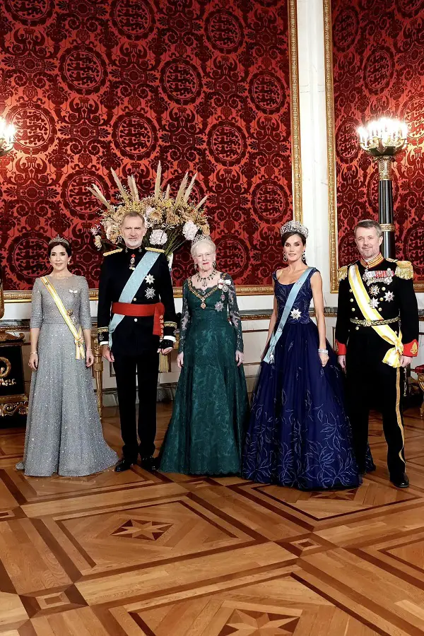 King Felipe and Queen Letizia attended a State Banquet in Denmark