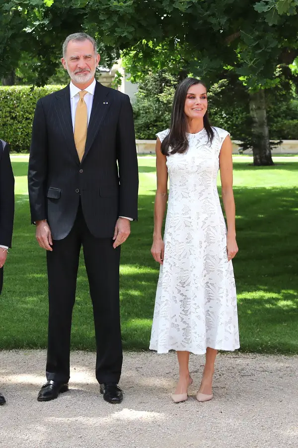 King Felipe and Queen Letizia welcomed Colombian President and First Lady