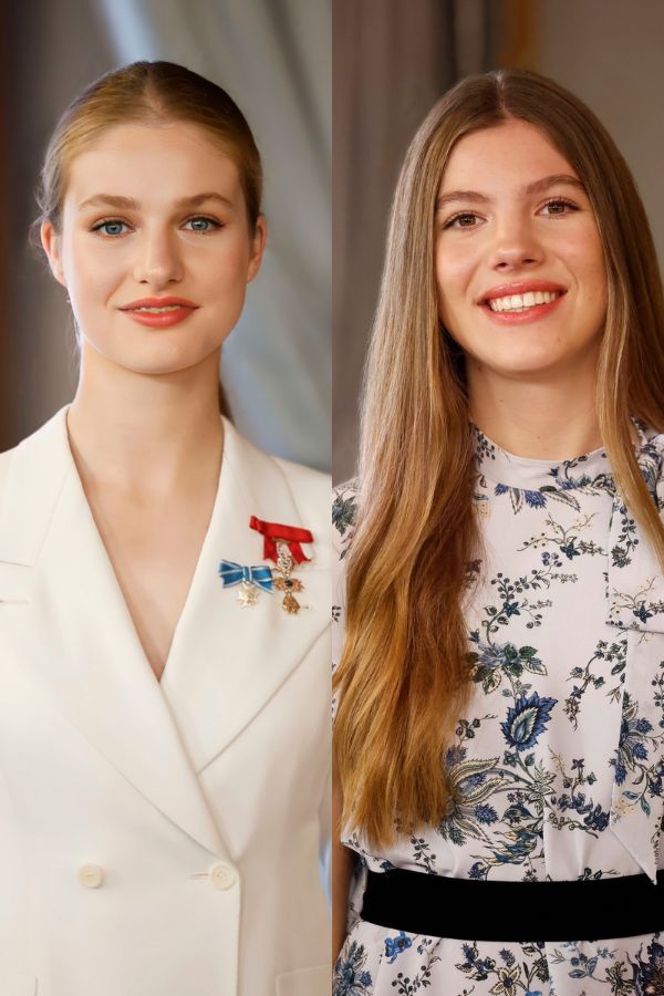 Official Portraits of Princess Leonor and Infanta Sofia