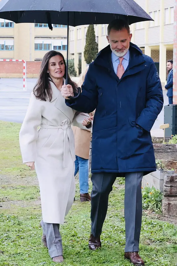King Felipe VI and Queen Letizia visited Gumersindo Azcárate School