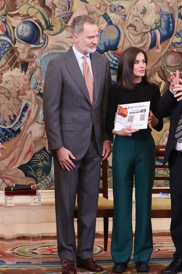 King Felipe and Queen Letizia received the Spanish Committee of Representatives of Persons with Disabilities 2024