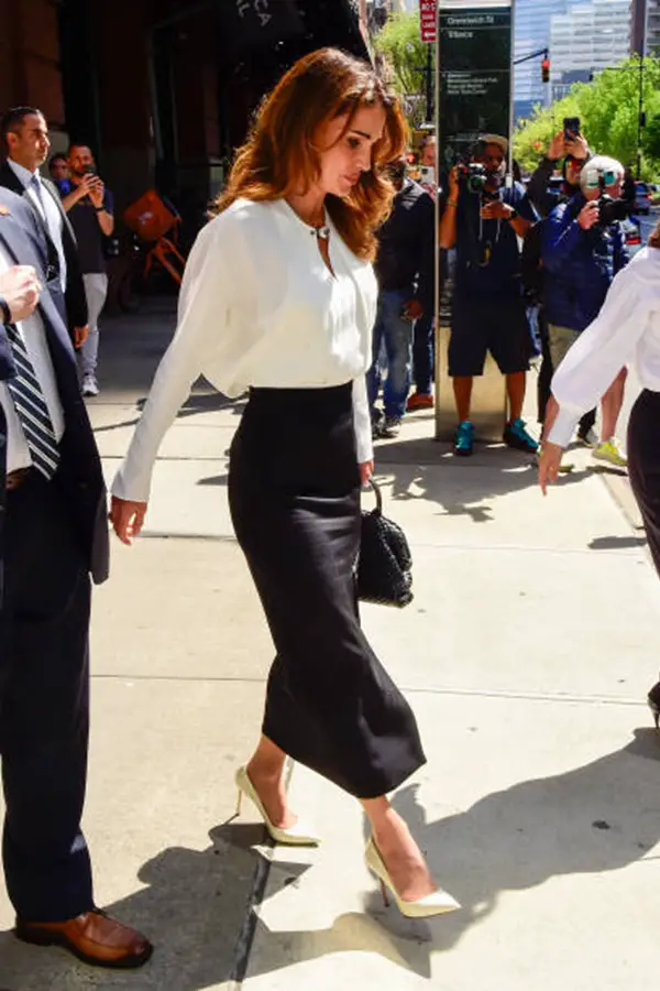 Queen Rania of Jordan in New York 2024